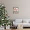Stupell Industries Gnome For The Holidays Plaid Framed Floater Canvas Wall Art